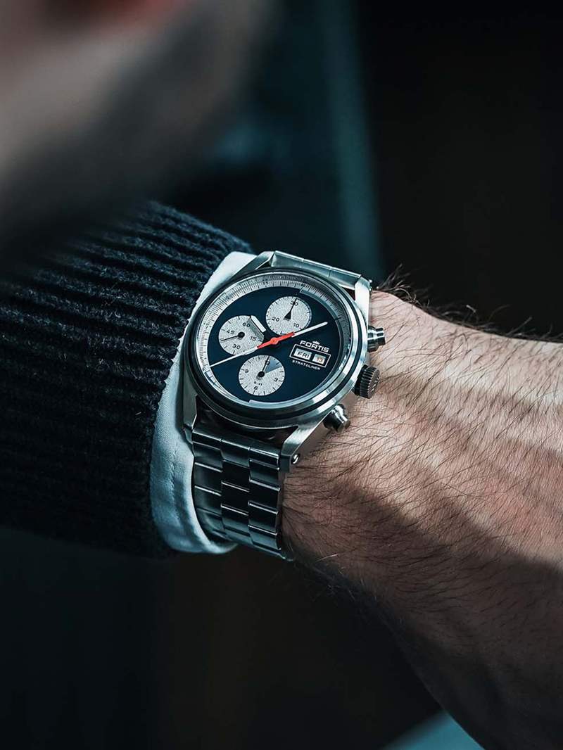 富通推出世界上第一款經(jīng)過(guò)太空測(cè)試的腕表——Stratoliner Chronograph-復(fù)刻表