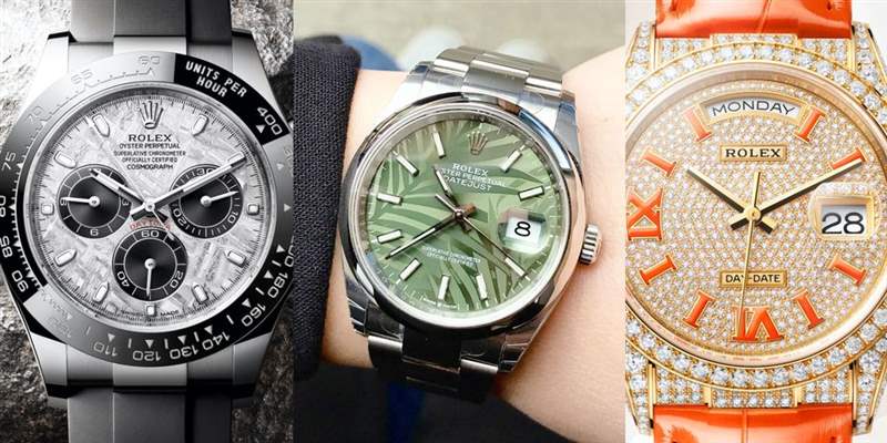 勞力士Rolex 2021新表,隕石面Daytona、棕櫚葉Datejust、滿天星鉆表等5大亮點一次看-復刻表