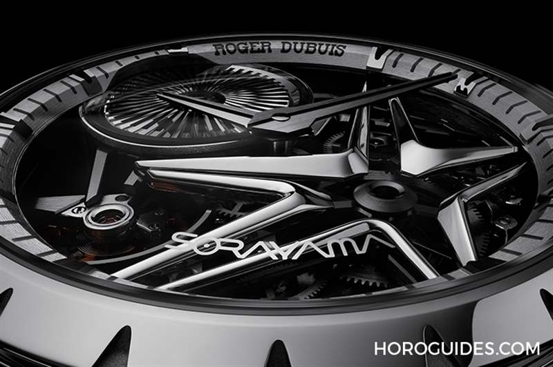 ROGER DUBUIS - 這款自動盤轉起來很迷幻！ Roger Dubuis攜手空山基推出Excalibur Sorayama Monobalancier腕表