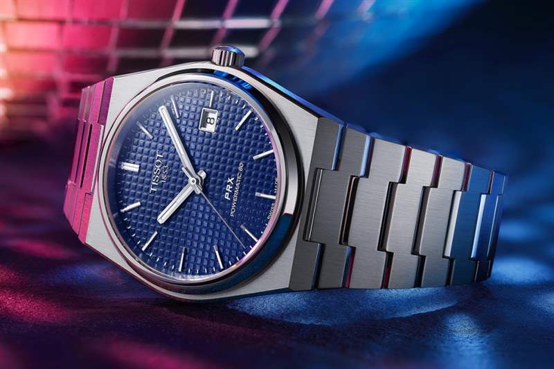 TISSOT PRX Powermatic自動腕表回到華麗的70年代-復(fù)刻表