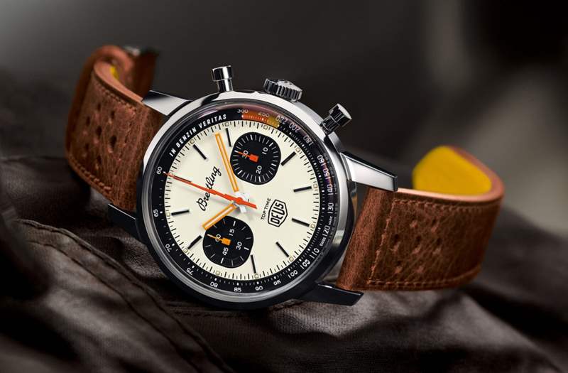 百年靈Breitling Top Time Deus限量版登場(chǎng)!新鮮感十足的復(fù)古味造型超搶眼-復(fù)刻表