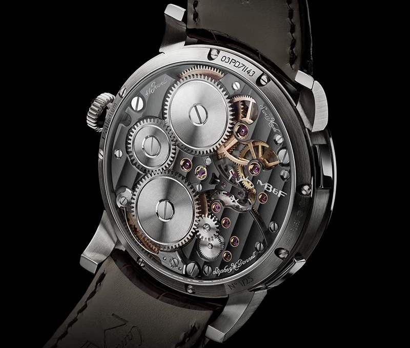 MB&F 傳統機器永久鈀金,當藝術被高舉-復刻表