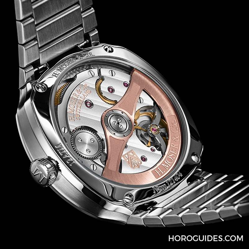 從煙熏綠開始延伸|H. MOSER & CIE 運動表系列Streamliner首款大三針腕表-復刻表
