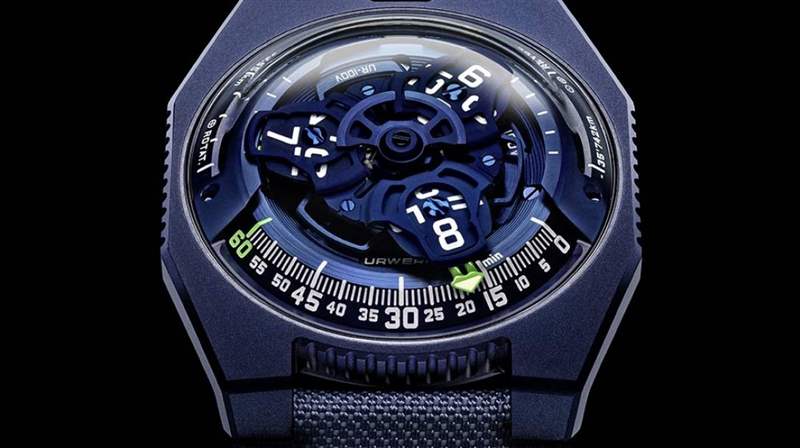 URWERK UR-100V “藍色星球”-叛亂 RE-VOLT CHRONO-復(fù)刻表