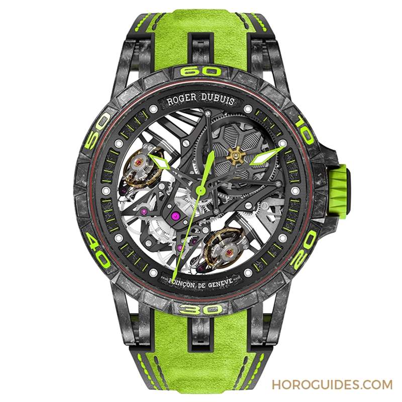 Lamborghini超級跑車魂注入!Roger Dubuis超級訂制表Excalibur Essenza SCV12桀驁現(xiàn)身-復(fù)刻表