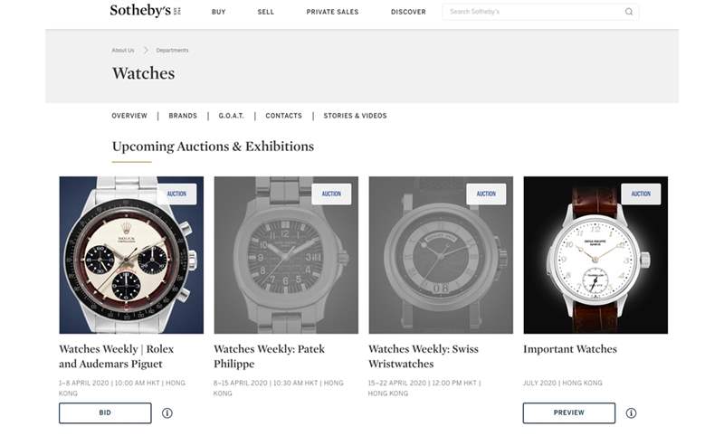 小而精！ 蘇富比線上主題拍賣「Watches Weekly」接力度時機