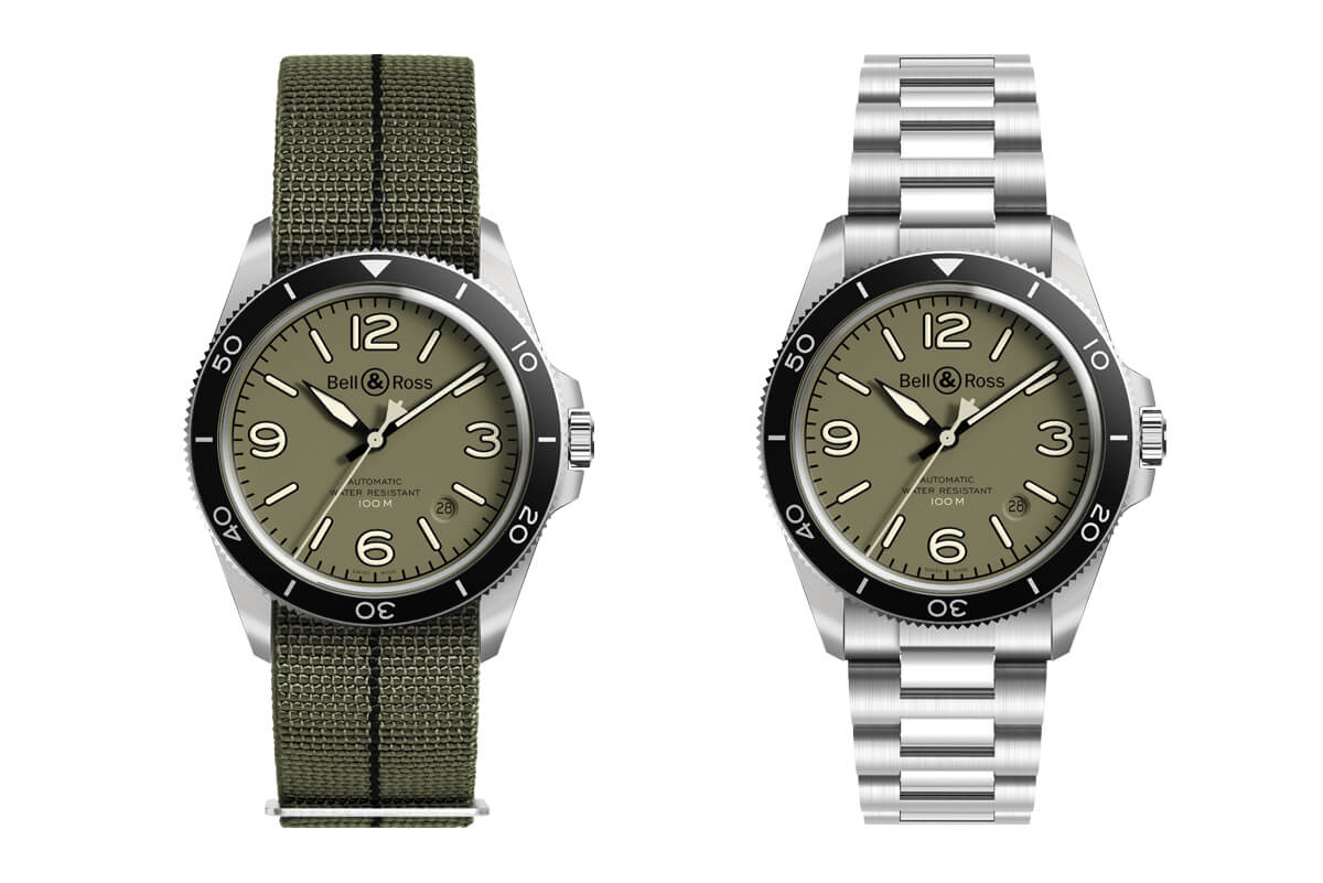 Bell & Ross BR V2-92 軍綠色