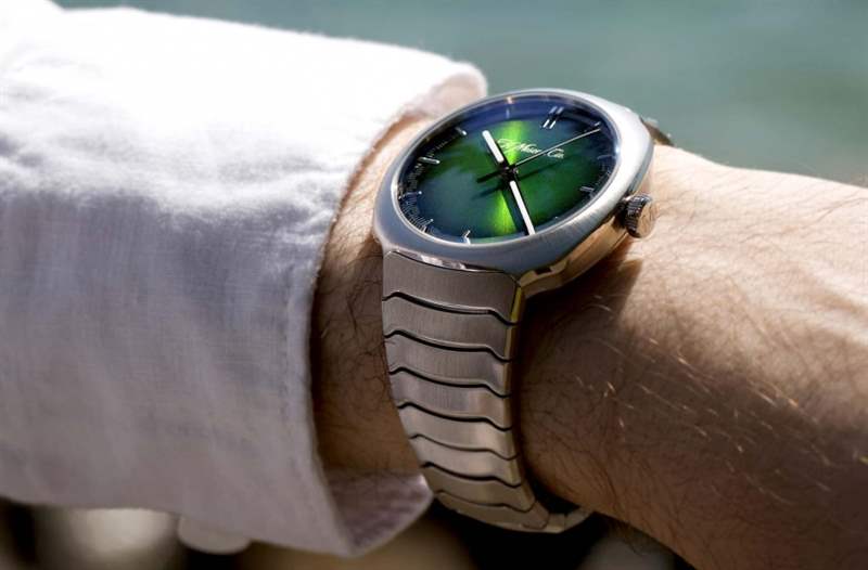 H. Moser & Cie.的Matrix Green極光綠煙熏表盤，已經不是第一次現身，亦是H. Moser & Cie.其中一