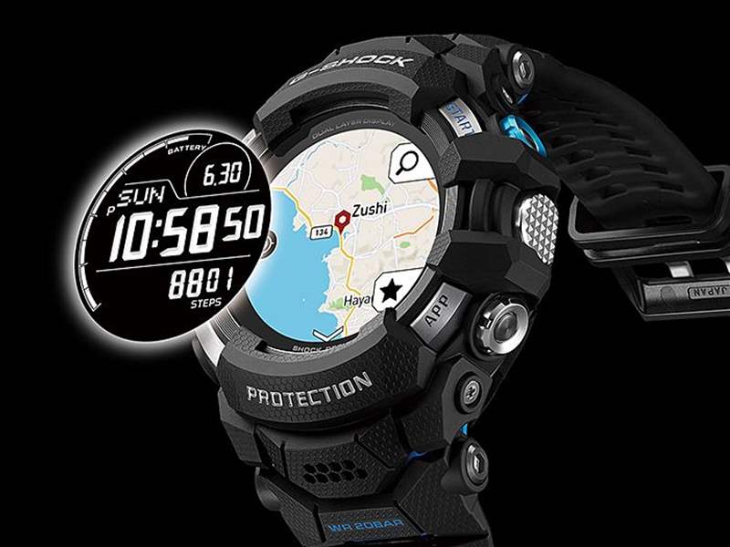 不銹鋼、樹脂材質／石英機芯／防水200米／表徑65.6×56.3mm（G-SHOCK官網(wǎng)）