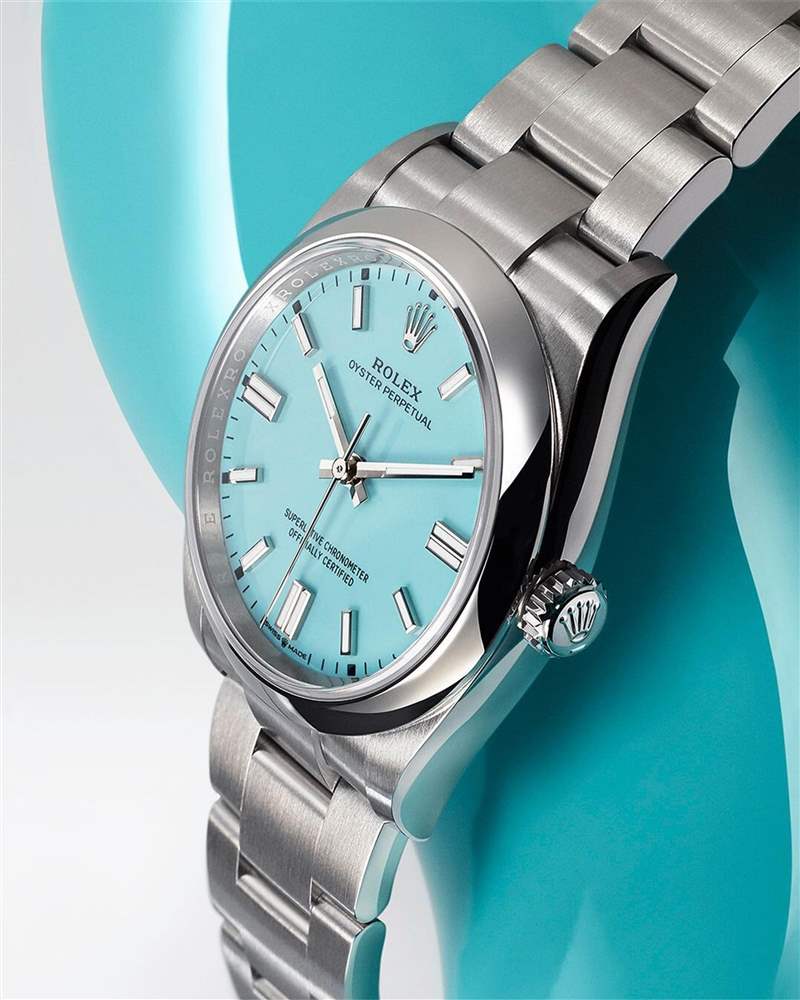 Tiffany藍色的126000行情依舊是同型號中最高的,目前要價衝破了23,000美金。(Source:Rolex) Rolex OP手表珊瑚紅表面爆冷暴升63% 同期漲幅超越Tiffany Blue-復刻表