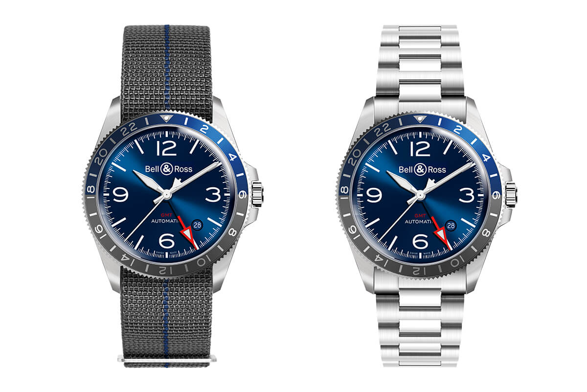 Bell & Ross BR V2-93 GMT 藍色