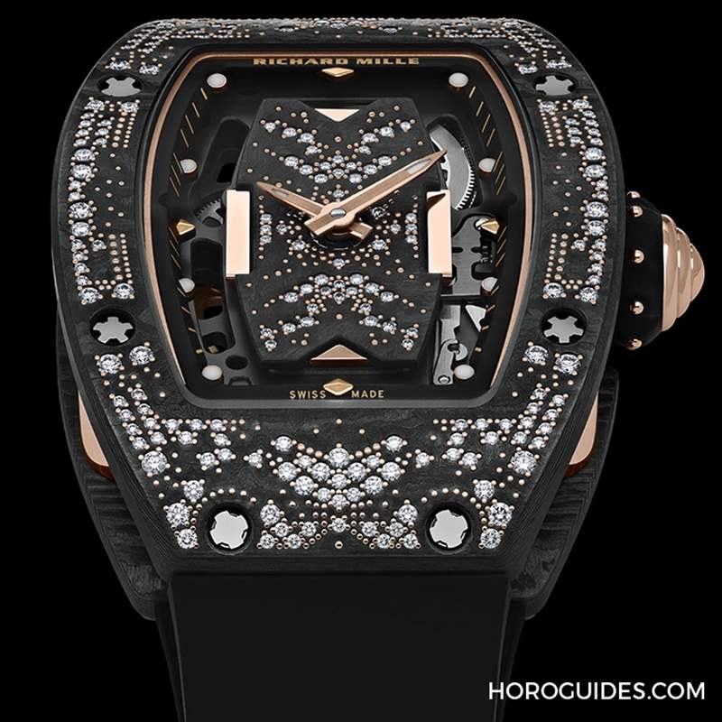 RICHARD MILLE - 碳纖維鑲嵌鉆石的明暗共生之美｜RICHARD MILLE RM 07-01 INTERGALACTIC星系推出4款新作
