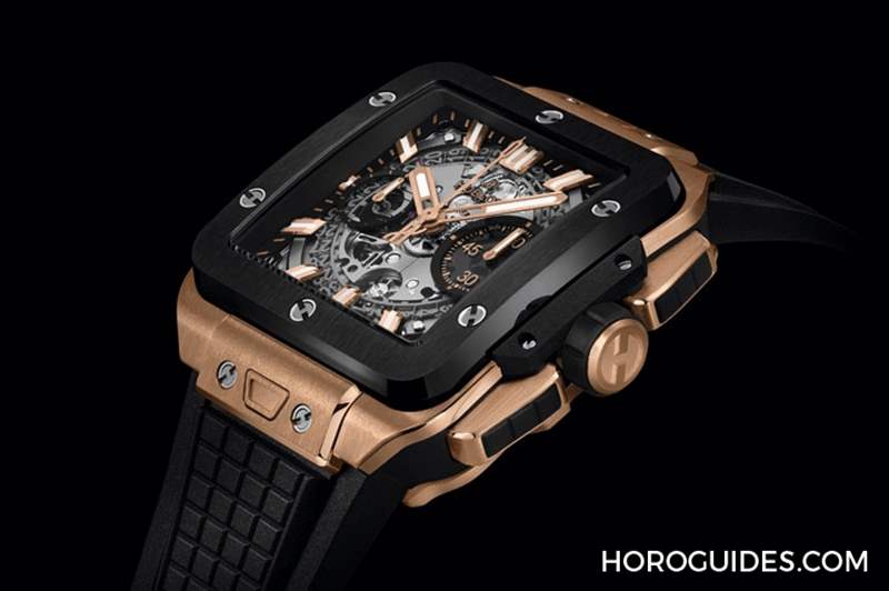 HUBLOT - 高階運動方表這樣搭，怎一個瀟灑了得｜Hublot Square Bang Unico計時碼表