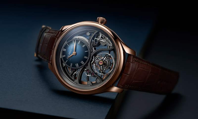賀高登鐘表50周年! H. Moser & Cie.勇創者圓柱陀飛輪鏤空紀念腕表限量發行-復刻表