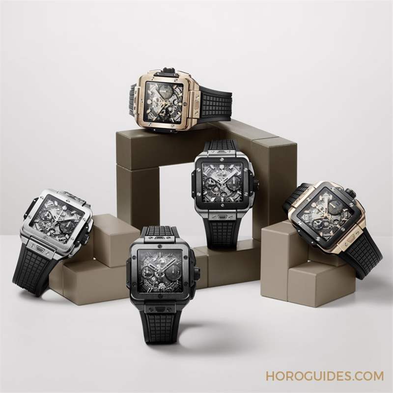 HUBLOT - 高階運動方表這樣搭，怎一個瀟灑了得｜Hublot Square Bang Unico計時碼表