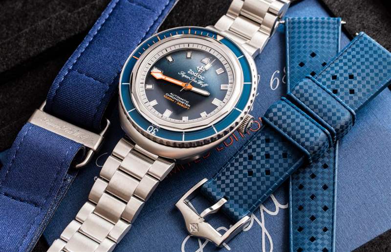 Zodiac Super Sea Wolf 68 Saturation x Andy Mann 手表上手-復刻表