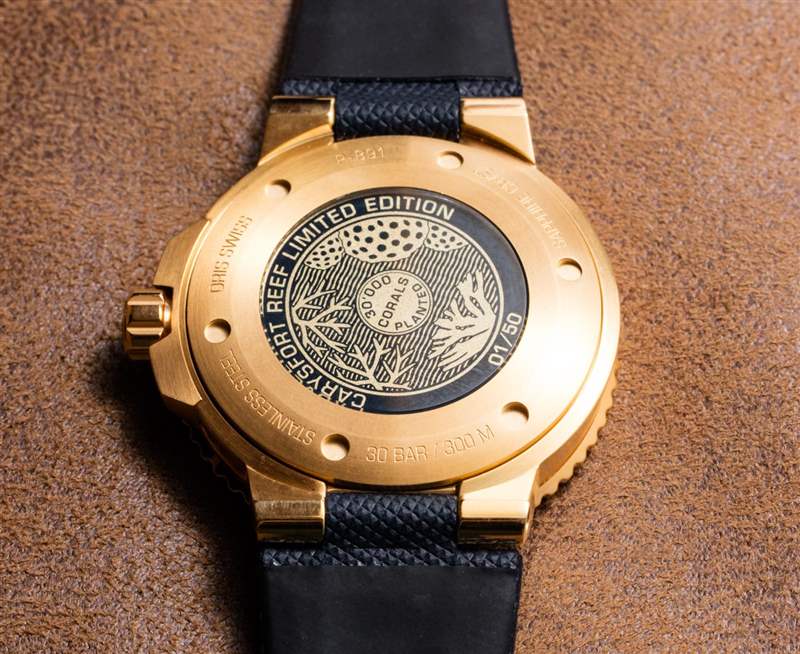 Oris Carysfort Reef 限量版 18k 金腕表-復(fù)刻表