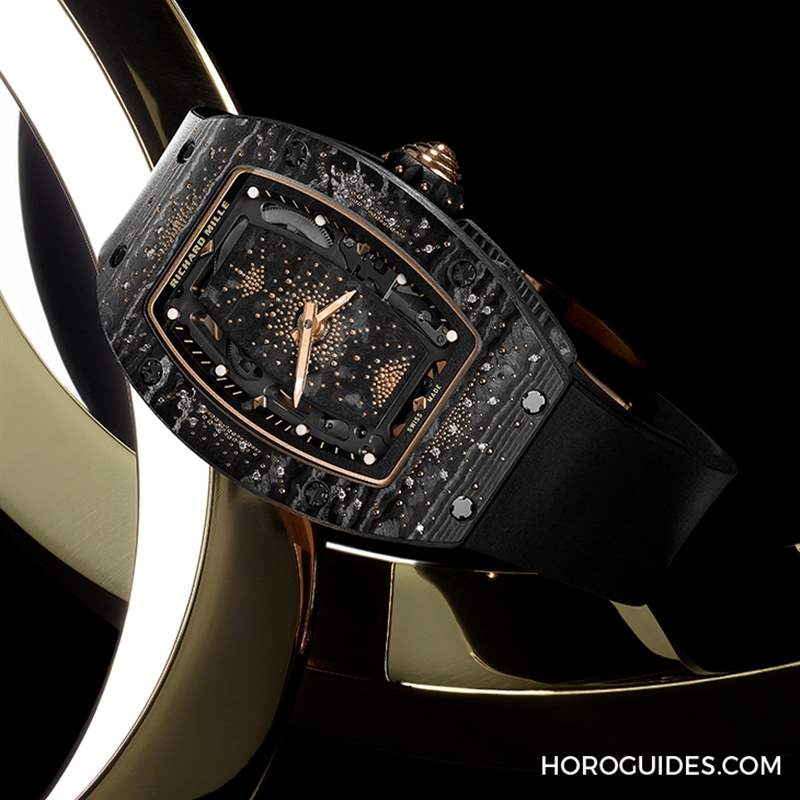 RICHARD MILLE - 碳纖維鑲嵌鉆石的明暗共生之美｜RICHARD MILLE RM 07-01 INTERGALACTIC星系推出4款新作