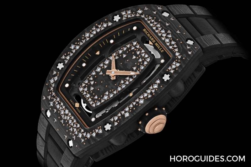 RICHARD MILLE - 碳纖維鑲嵌鉆石的明暗共生之美｜RICHARD MILLE RM 07-01 INTERGALACTIC星系推出4款新作