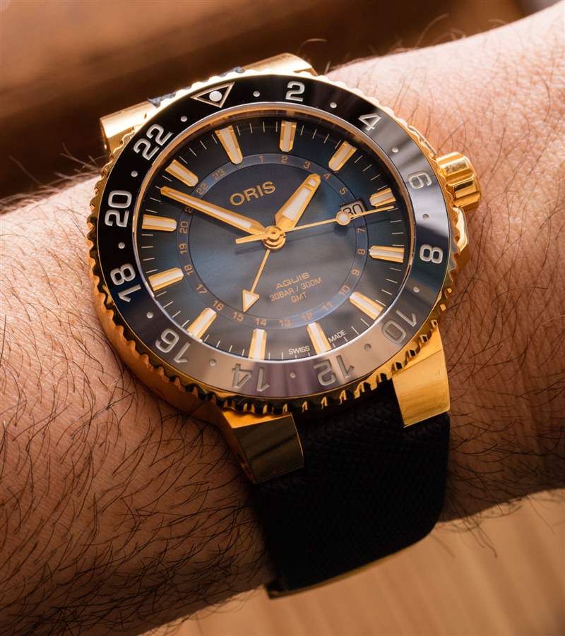Oris Carysfort Reef 限量版 18k 金腕表-復(fù)刻表