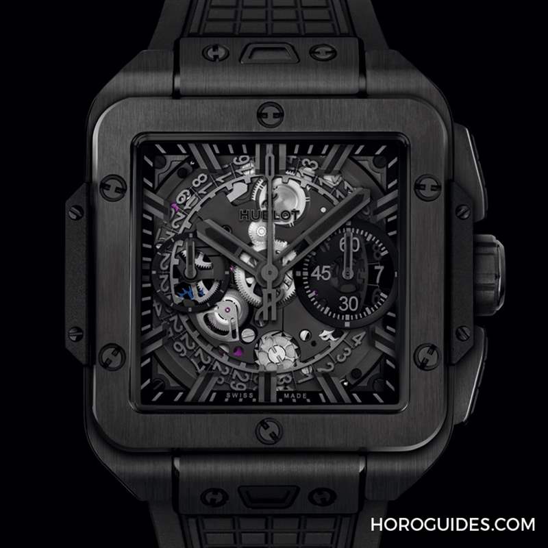 HUBLOT - 高階運動方表這樣搭，怎一個瀟灑了得｜Hublot Square Bang Unico計時碼表
