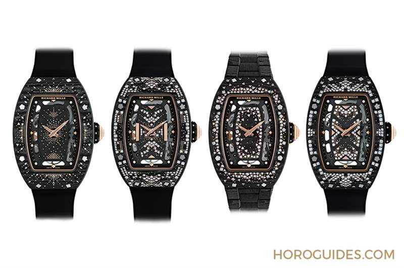 RICHARD MILLE - 碳纖維鑲嵌鉆石的明暗共生之美｜RICHARD MILLE RM 07-01 INTERGALACTIC星系推出4款新作