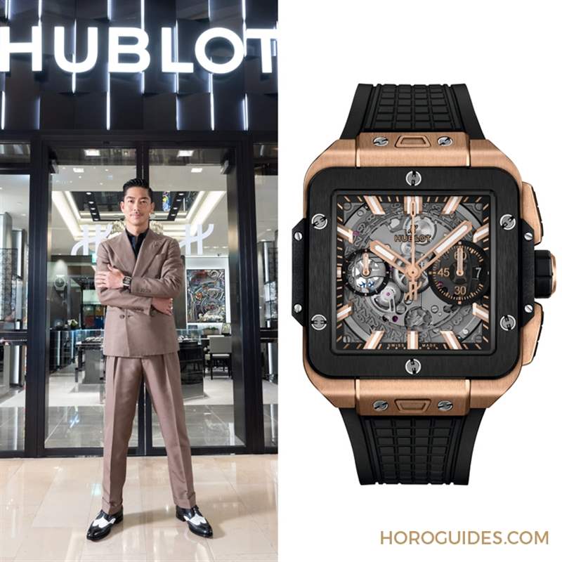 HUBLOT - 高階運動方表這樣搭，怎一個瀟灑了得｜Hublot Square Bang Unico計時碼表