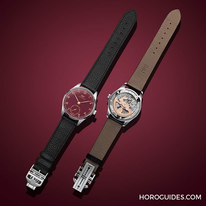 IWC - 酒紅面盤、金兔自動盤，IWC推出癸卯賀歲表：葡萄牙系列自動腕表40「中國新年」特別版