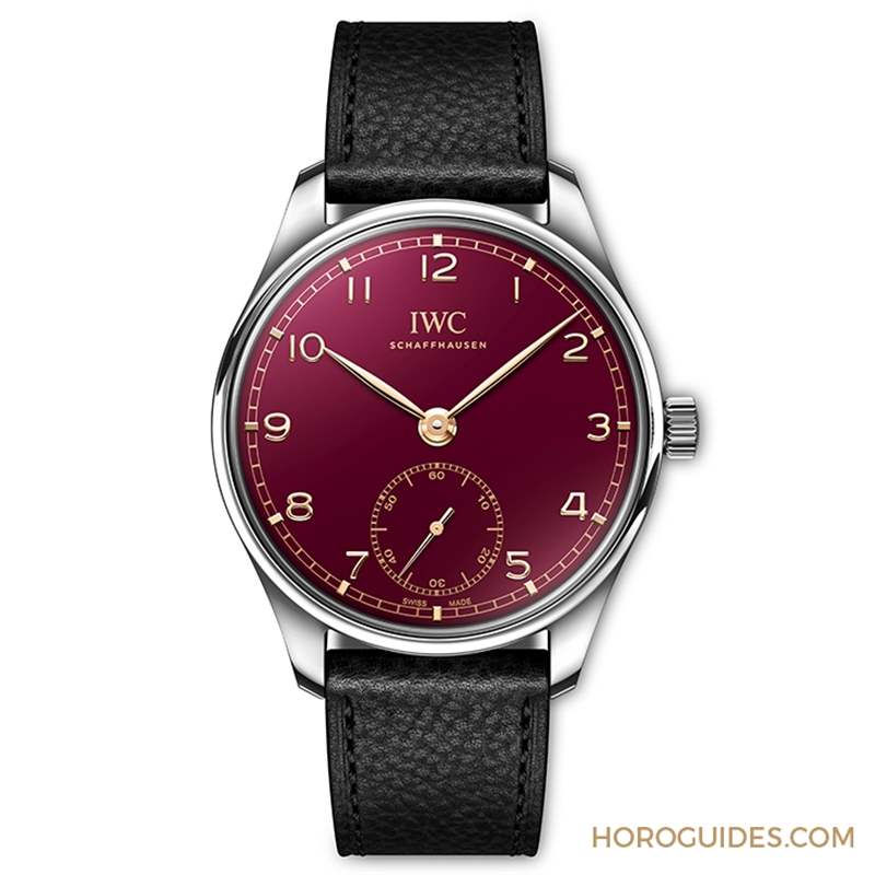 IWC - 酒紅面盤、金兔自動盤，IWC推出癸卯賀歲表：葡萄牙系列自動腕表40「中國新年」特別版