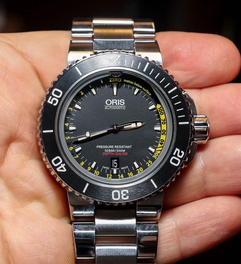 Oris Aquis深度計腕表上手體驗-復刻表