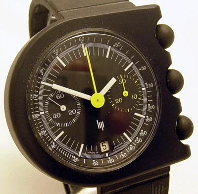 Original 1974 LIP Mach 2000 Chronograph X LIP馬赫2000黑暗大師計時碼表X手表:七十年代設計時代復興-復刻表