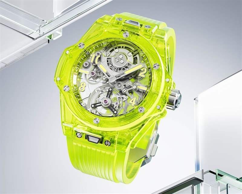 HUBLOT藍寶石不只晶透亮還有螢光黃SAXEM滿滿科技含量-復刻表