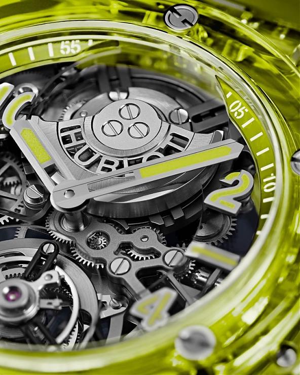 HUBLOT藍寶石不只晶透亮還有螢光黃SAXEM滿滿科技含量-復刻表