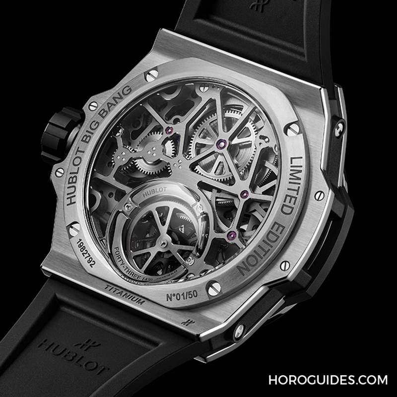 HUBLOT - HUBLOT全新MP-13 雙軸陀飛輪雙逆跳腕表挑戰極限工藝