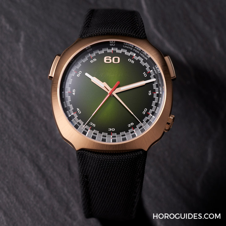 H. MOSER & CIE - H. Moser & Cie. Streamliner亨利幕時極速者首見橡膠表帶款！