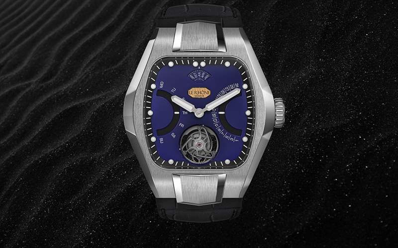 Le Rh?ne推出Horology Tourbillon QP Retrograde 10th-Anniversary陀飛輪萬(wàn)年歷腕表-復(fù)刻表
