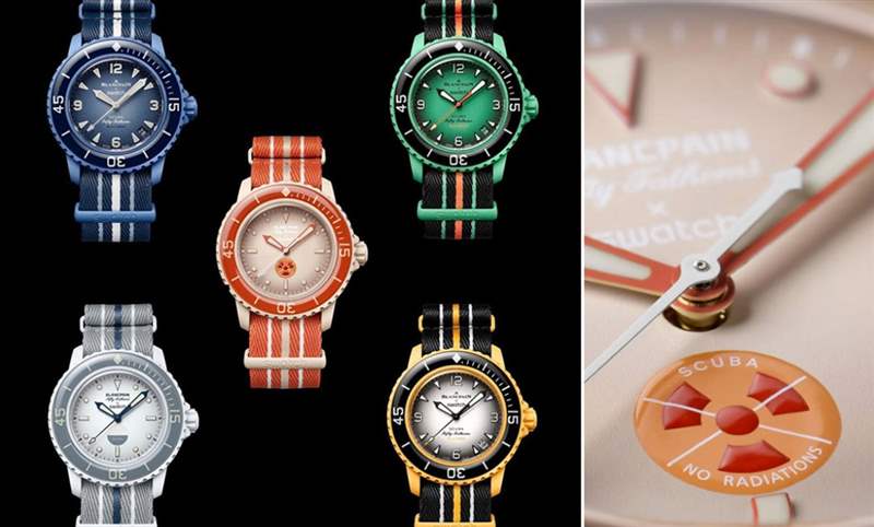 BLANCPAIN x SWATCH五款聯(lián)名表公開,這兩支最應(yīng)該買!-復(fù)刻表