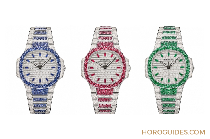 PATEK PHILIPPE - Ladies First！ 百達(dá)翡麗最新Aquanaut Luce「彩虹」三問(wèn)表與Nautilus織紋復(fù)合表帶