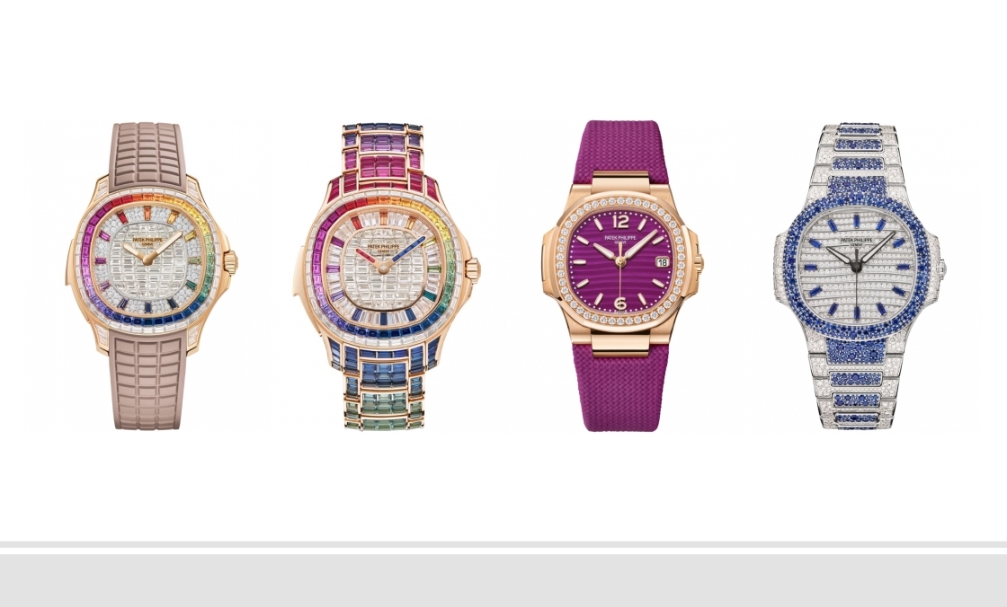PATEK PHILIPPE - Ladies First！ 百達(dá)翡麗最新Aquanaut Luce「彩虹」三問(wèn)表與Nautilus織紋復(fù)合表帶