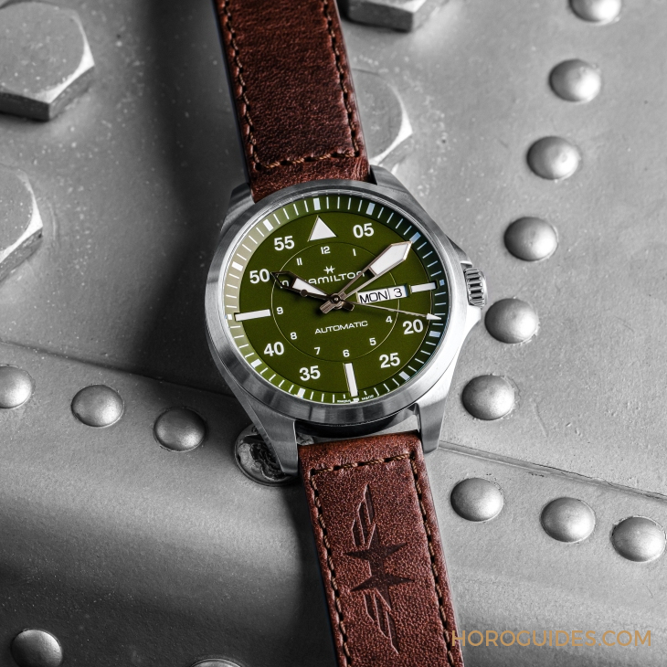 HAMILTON - 設(shè)計微調(diào)、新增尺寸，HAMILTON Khaki Aviation Pilot系列七款新作再現(xiàn)軍風(fēng)