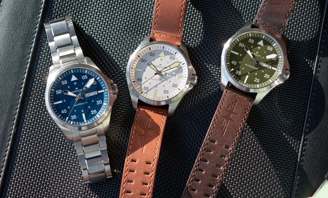 HAMILTON - 設(shè)計微調(diào)、新增尺寸，HAMILTON Khaki Aviation Pilot系列七款新作再現(xiàn)軍風(fēng)