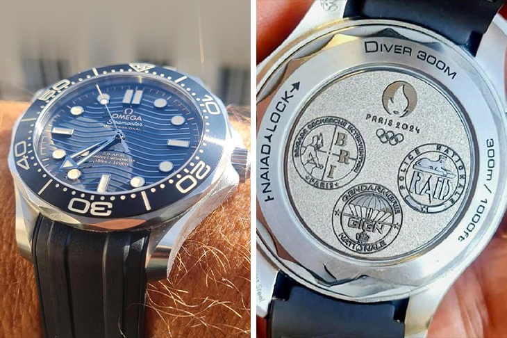 OMEGA - SEAMASTER - 210.30.42.20.03.002 - 007手腕再次提前曝光新作？ 巴黎奧運會謎樣的OMEGA Seamaster黑面無日期款