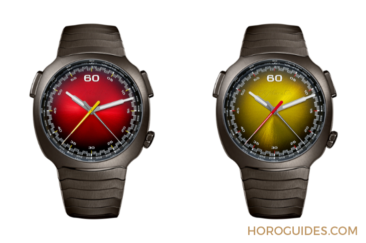 H. MOSER & CIE - STREAMLINER - 6907-1201 - 紅黃雙杰，競(jìng)速新章|H. MOSER & CIE.推出Streamliner自動(dòng)飛返計(jì)時(shí)秒表Alpine限量版