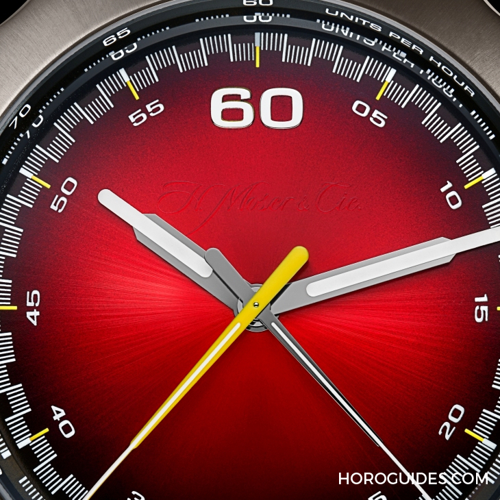 H. MOSER & CIE - STREAMLINER - 6907-1201 - 紅黃雙杰，競(jìng)速新章|H. MOSER & CIE.推出Streamliner自動(dòng)飛返計(jì)時(shí)秒表Alpine限量版