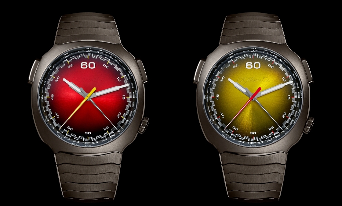 H. MOSER & CIE - STREAMLINER - 6907-1201 - 紅黃雙杰，競(jìng)速新章|H. MOSER & CIE.推出Streamliner自動(dòng)飛返計(jì)時(shí)秒表Alpine限量版