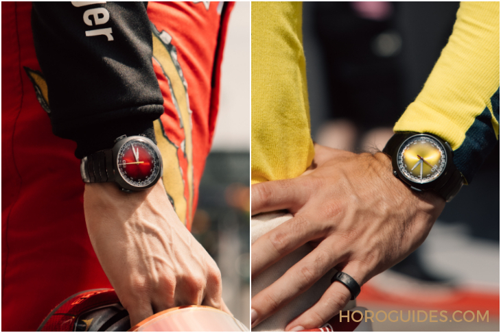 H. MOSER & CIE - STREAMLINER - 6907-1201 - 紅黃雙杰，競(jìng)速新章|H. MOSER & CIE.推出Streamliner自動(dòng)飛返計(jì)時(shí)秒表Alpine限量版
