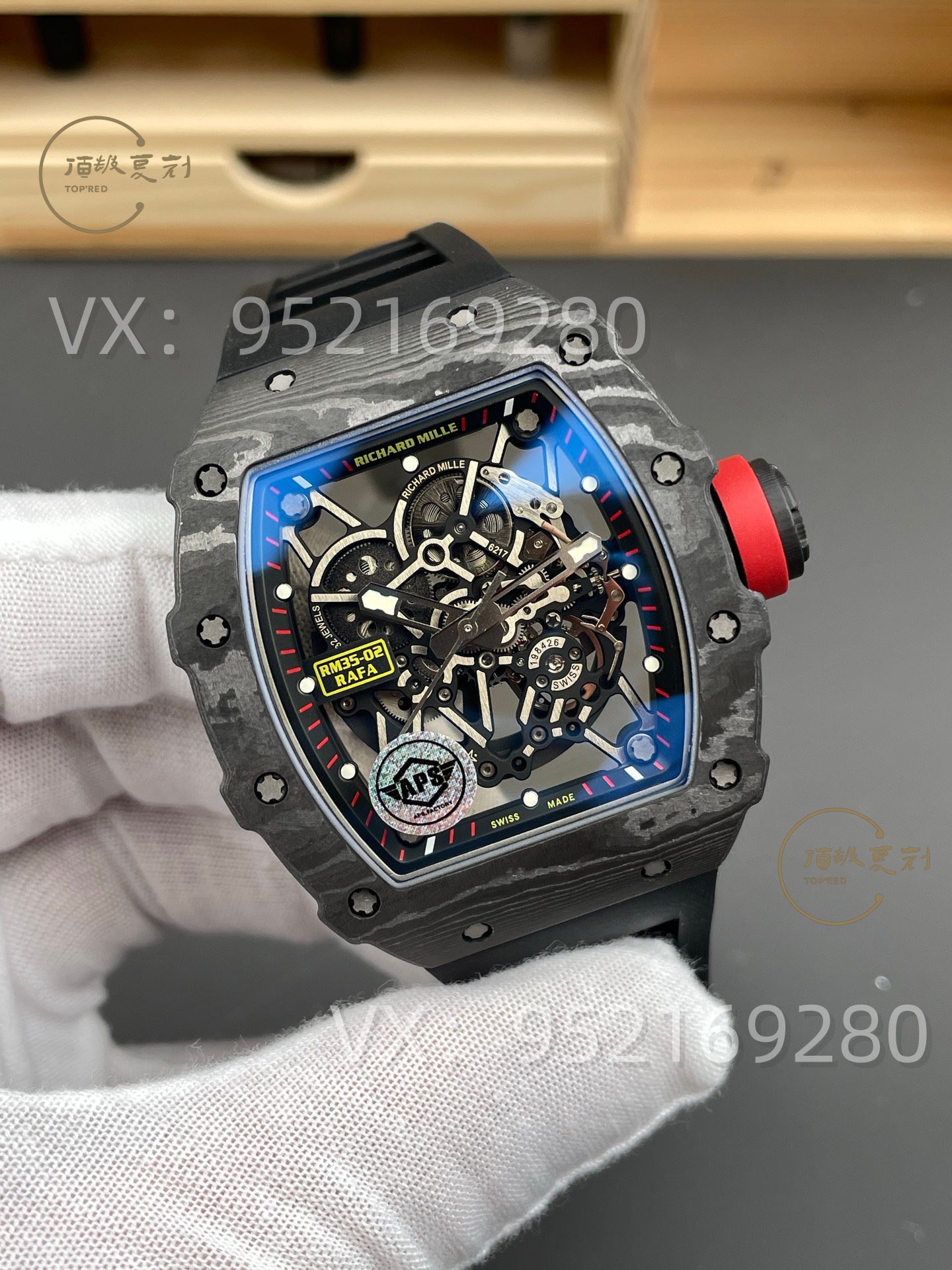 APS廠復(fù)刻理查德米勒RM32-02碳纖維腕表評測,丹東IMAL1一體機(jī)芯-復(fù)刻表